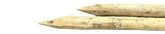 Poteaux de pin écorcés pointus traité en autoclave- dia. 6 cm